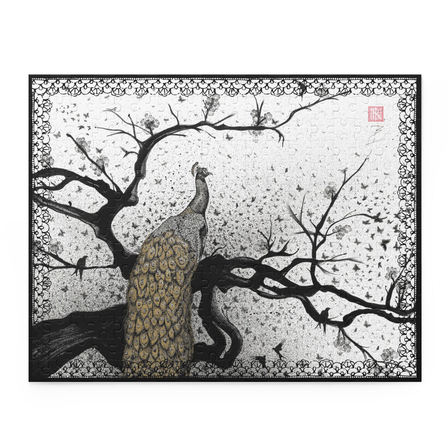 Puzzle (252 or 500-Piece) - Peacock Art