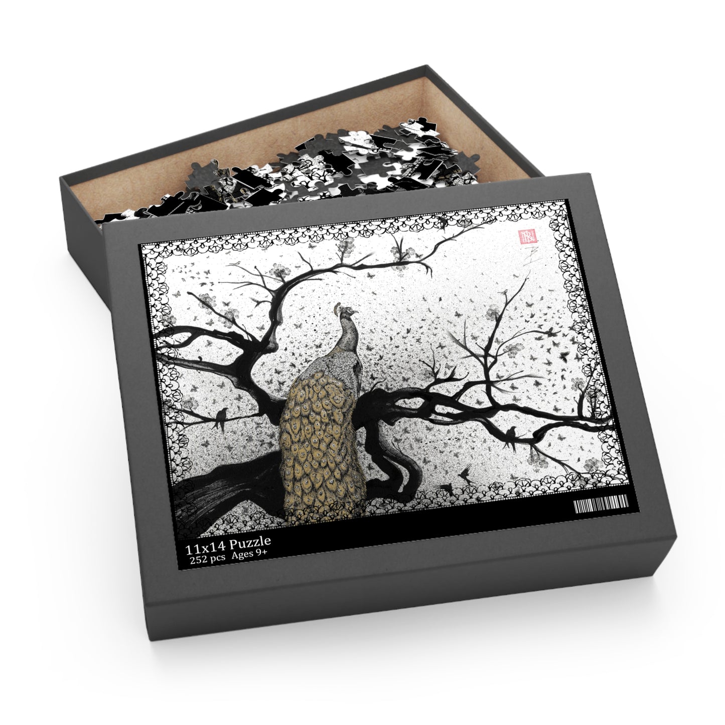 Puzzle (252 or 500-Piece) - Peacock Art