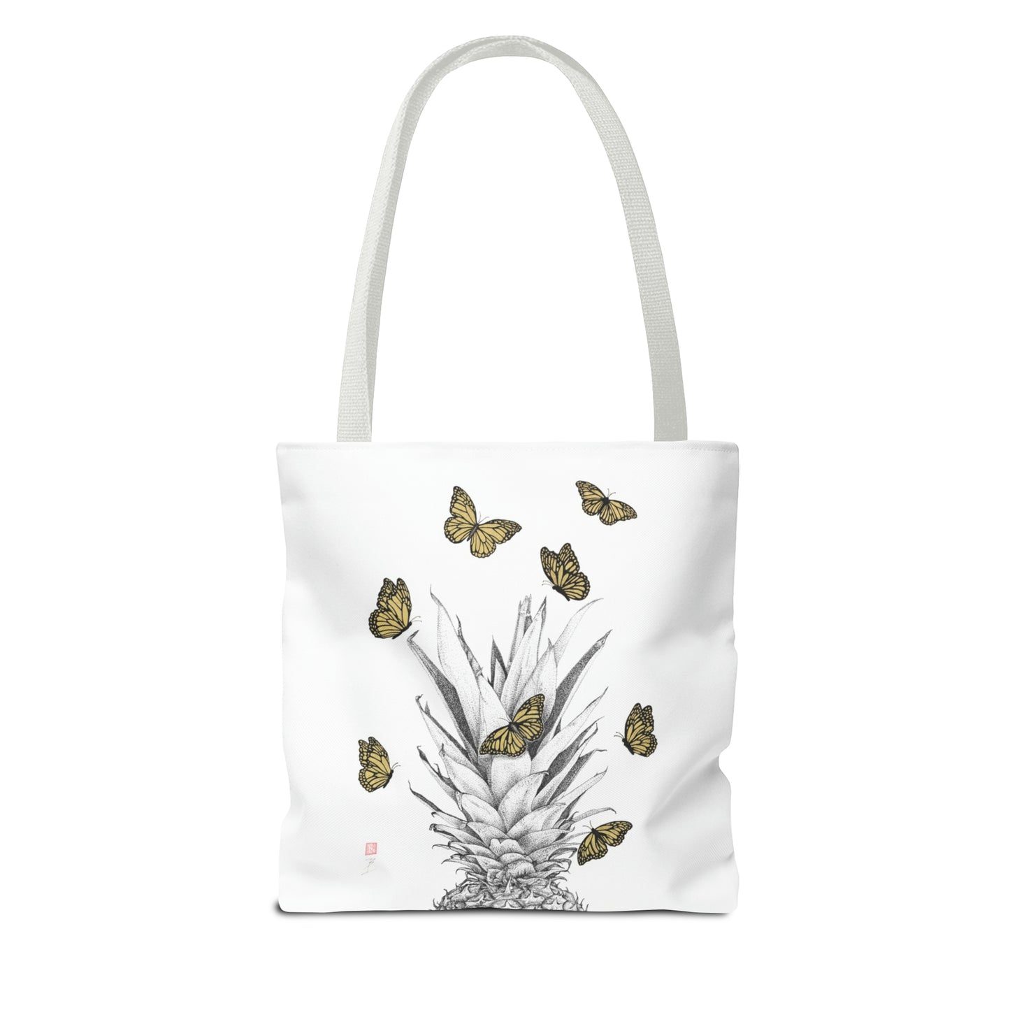 Tote Bag - Pineapple & Monarchs