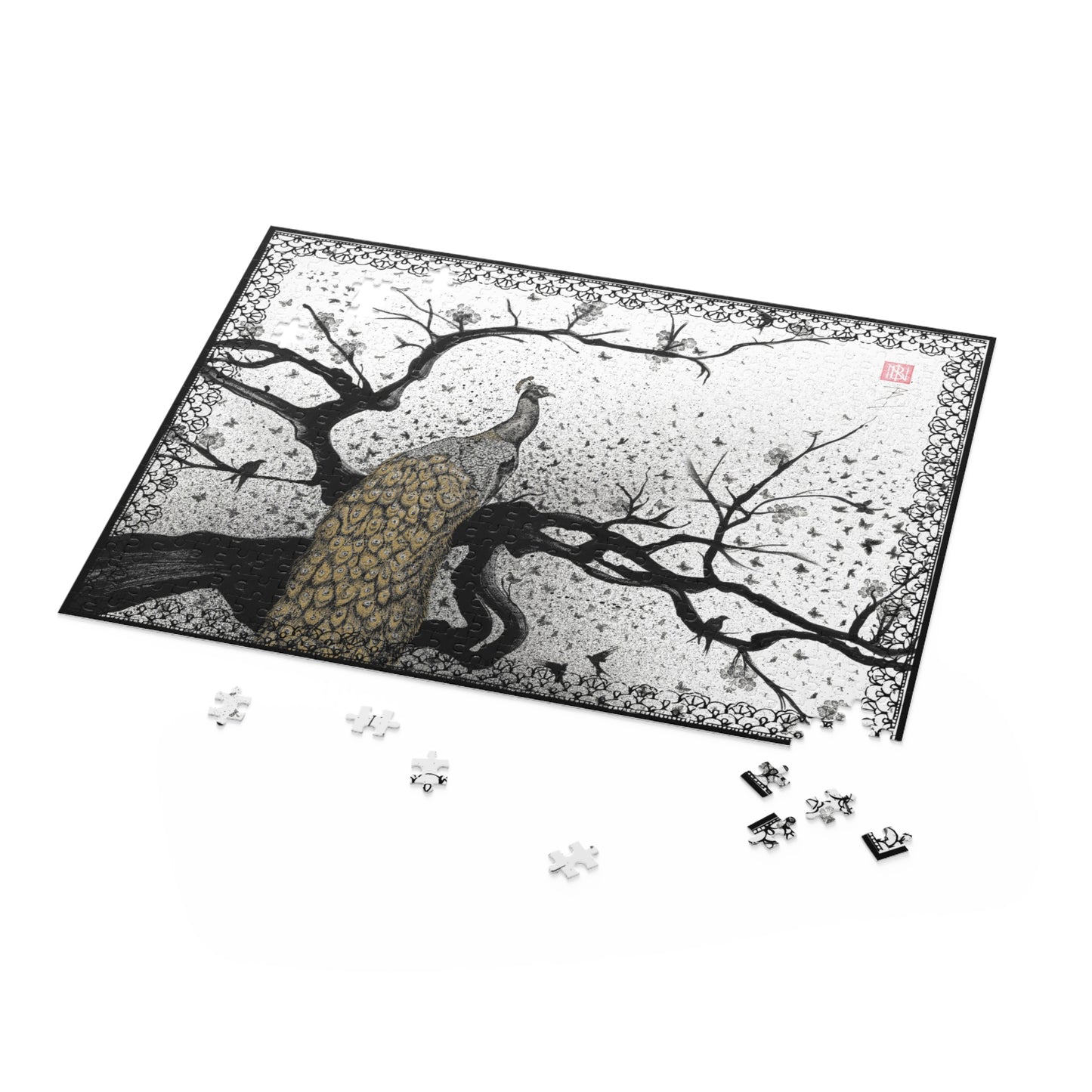 Puzzle (252 or 500-Piece) - Peacock Art
