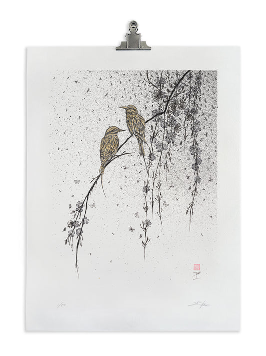 Limited Edition Giclée Print - 18" X 24" - Birdies