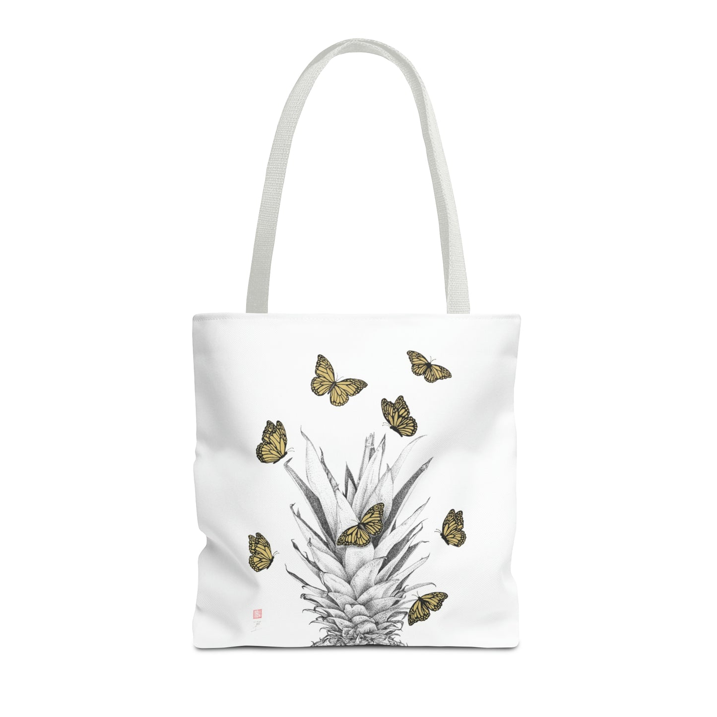 Tote Bag - Pineapple & Monarchs