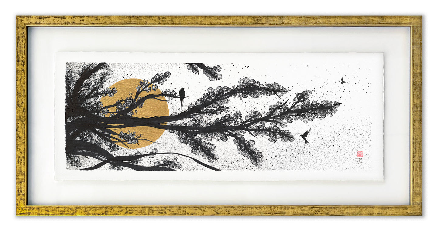 Spring Moon - Original Framed Artwork