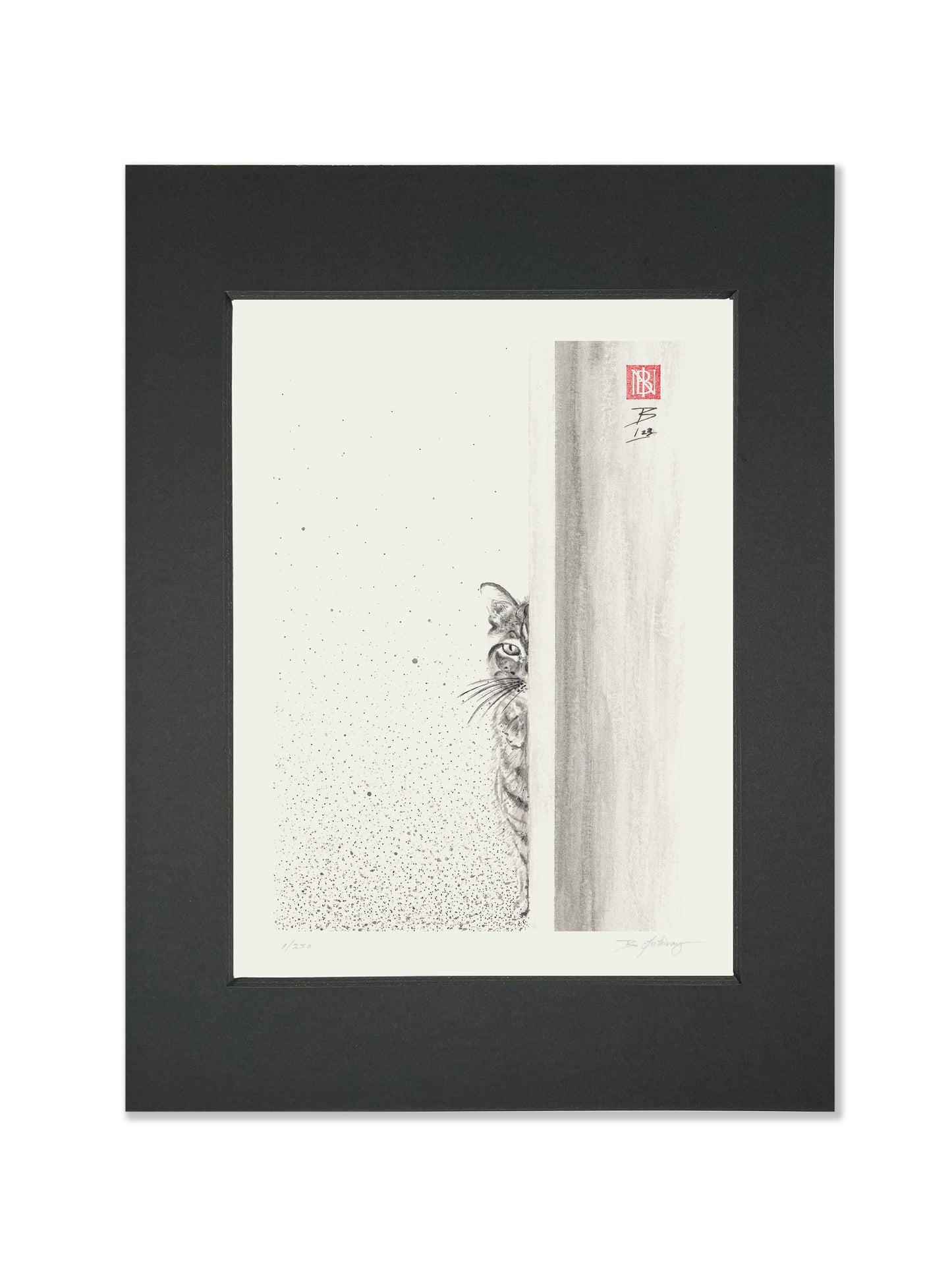 Art Print 9" X 12" - Peekaboo!