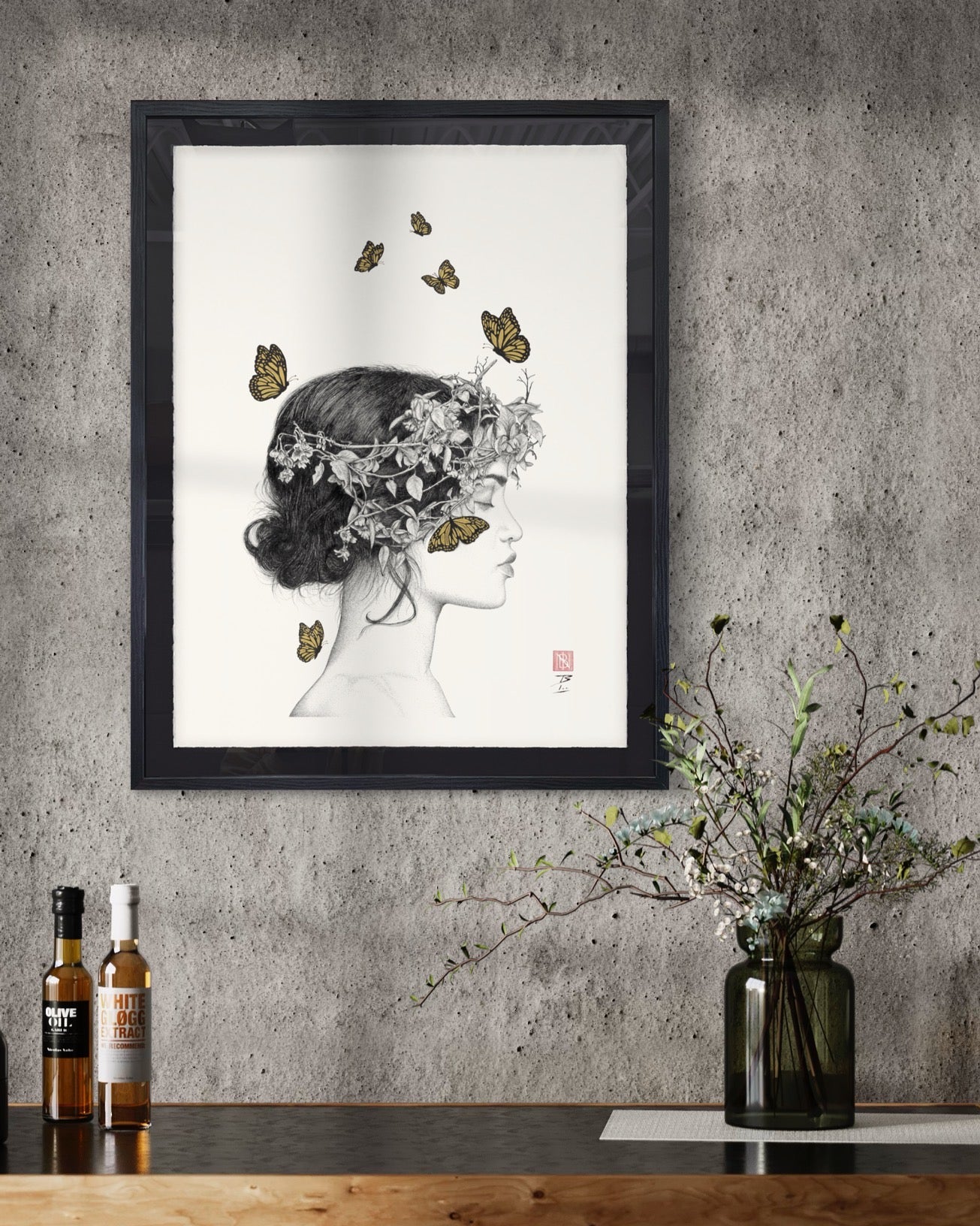 Natural Beauty - Original Framed Artwork