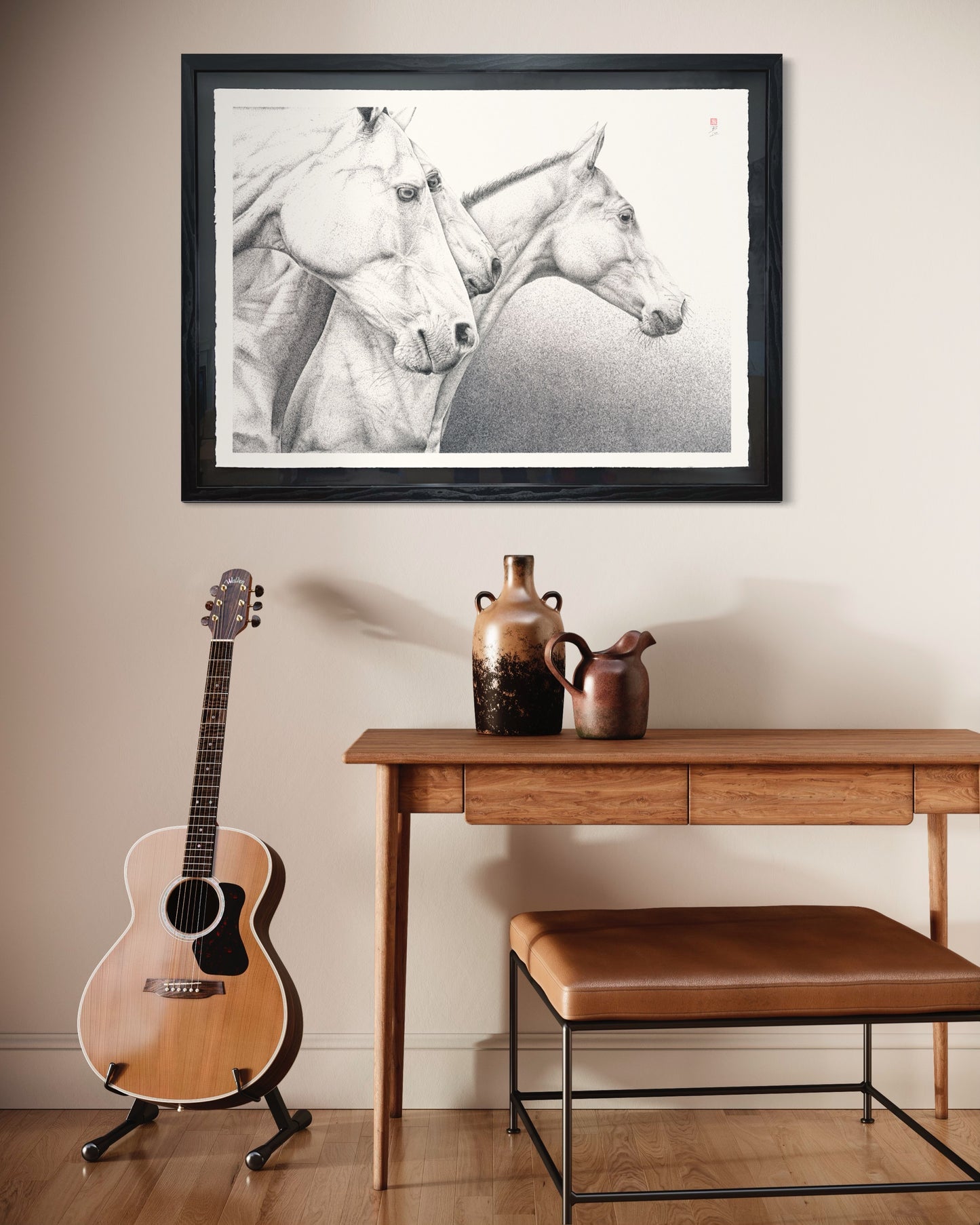 Wild Horses - Original Framed Artwork