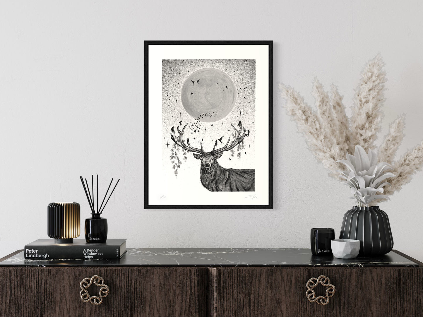 Limited Edition Giclée Print - 18" X 24" - Buck Moon