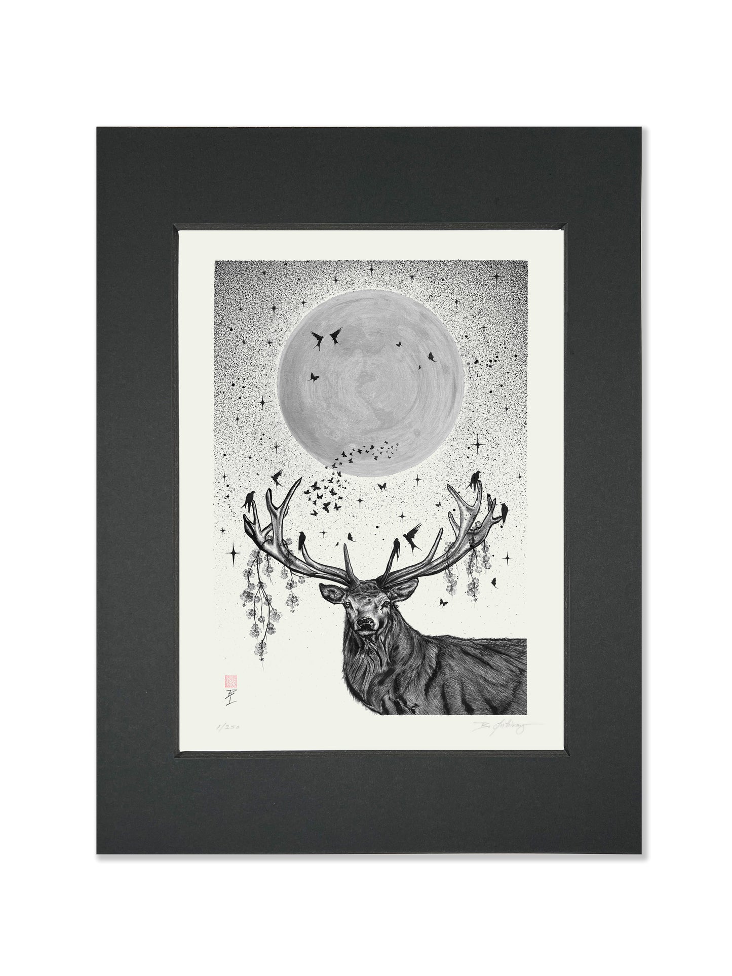 Art Print 9" X 12" - Buck Moon