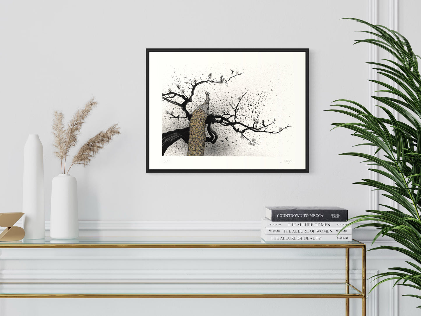 Limited Edition Giclée Print - 18" X 24" - Peacock