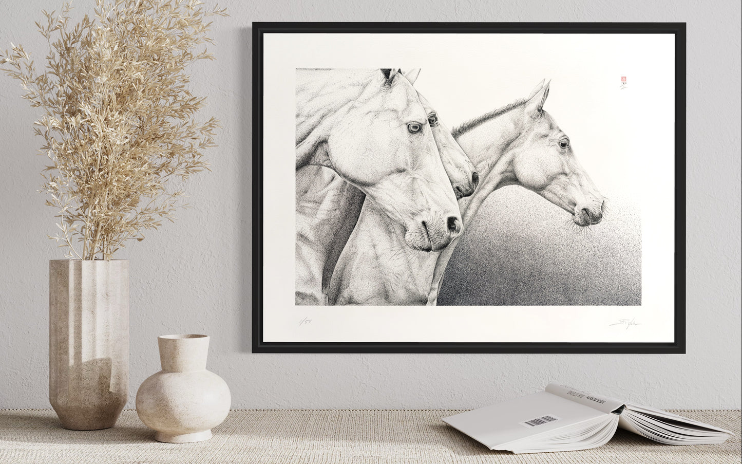 Limited Edition Giclée Print - 18" X 24" - Wild Horses