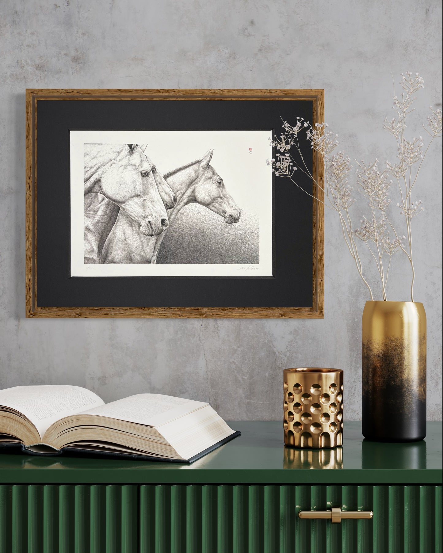 Art Print 9" X 12" - Wild Horses