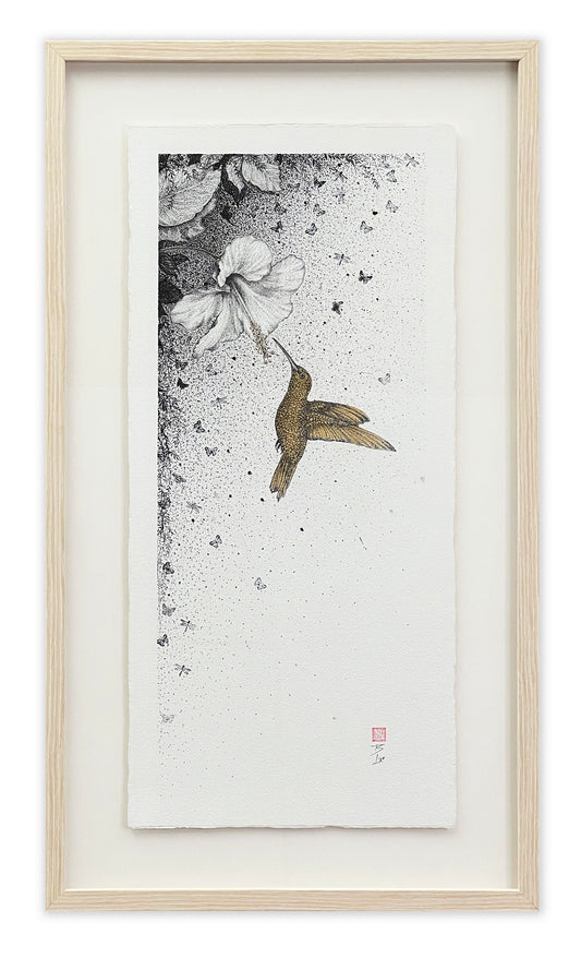 Humming - Original Framed Artwork