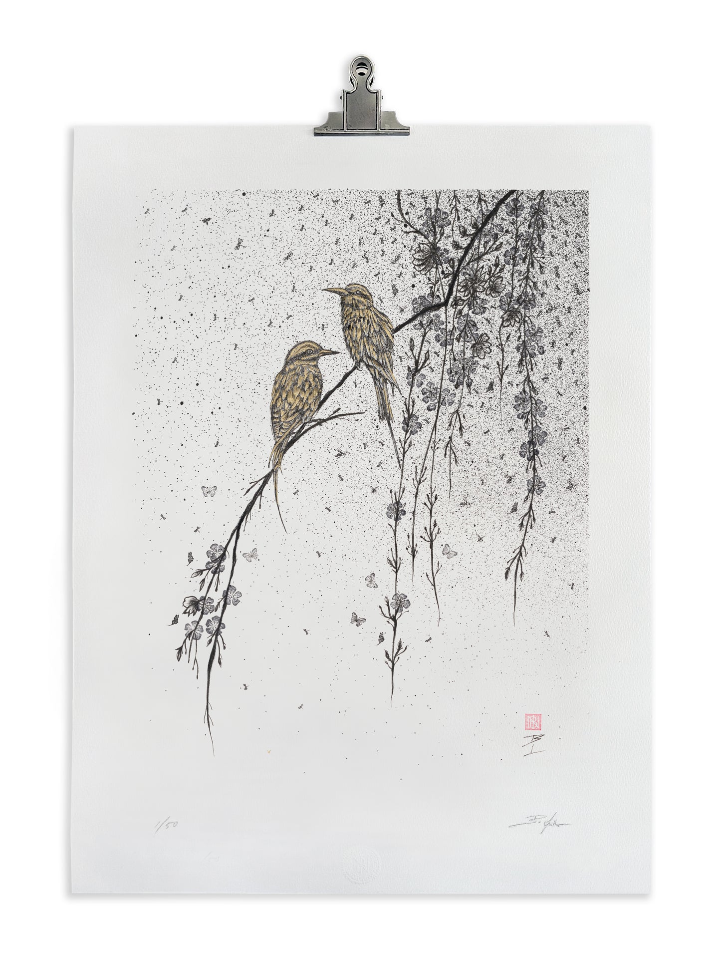 *NEW* Limited Edition Giclée Print - 18" X 24" - Birdies