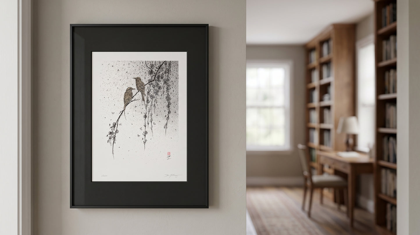 Art Print 9" X 12" - Birdies