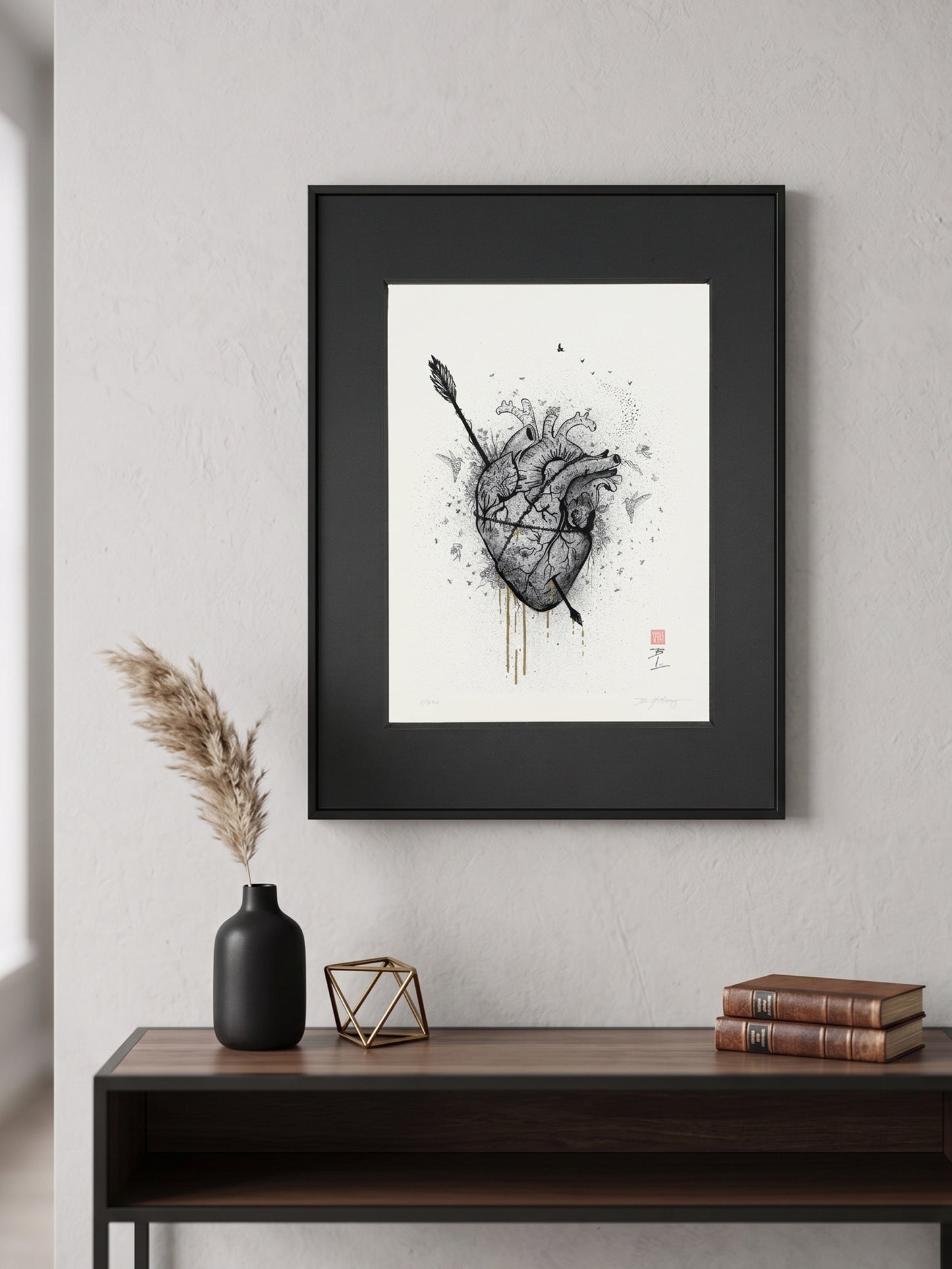 Art Print 9" X 12" - Bleeding Heart