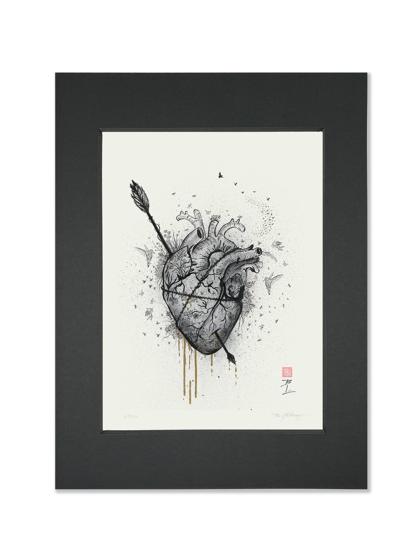Art Print 9" X 12" - Bleeding Heart