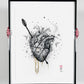 Bleeding Heart - Original Framed Artwork