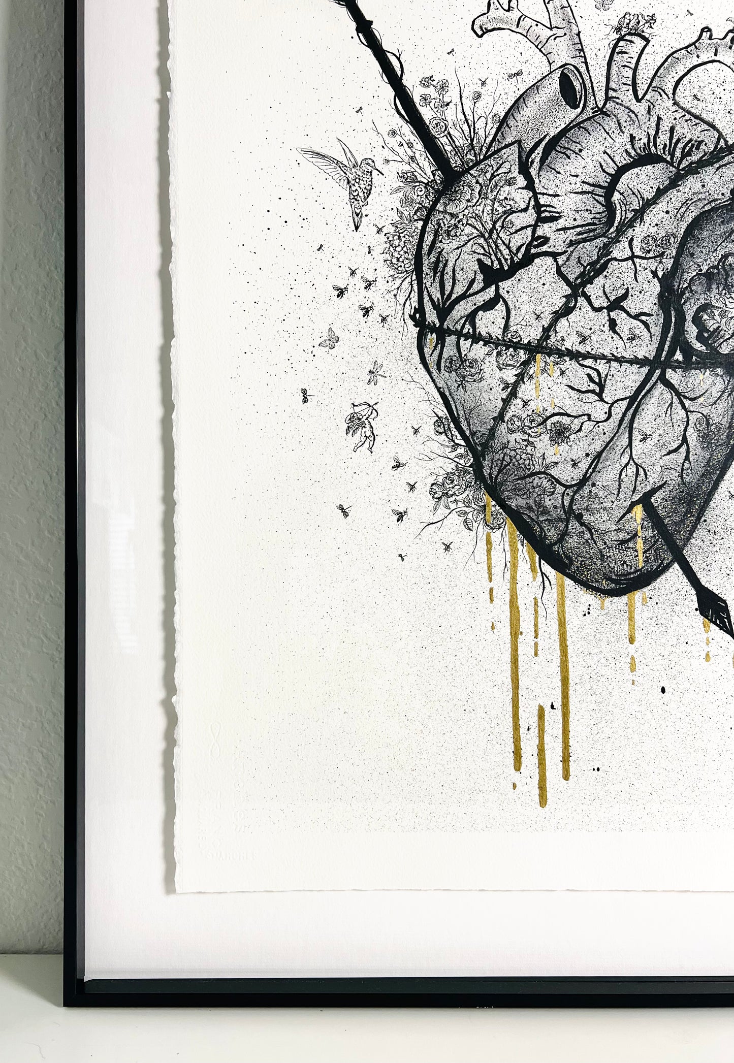 Bleeding Heart - Original Framed Artwork