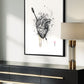 Bleeding Heart - Original Framed Artwork